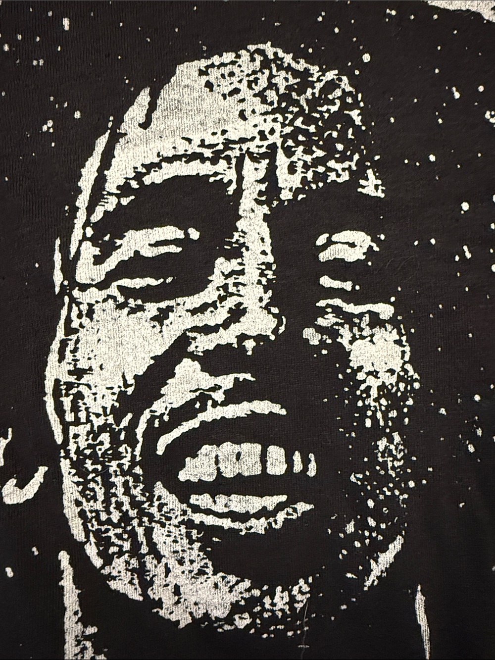 Vintage Bob Marley Single Stitch AOP Graphic Tee Black White 100% Cotton Large - Picture 11 of 14
